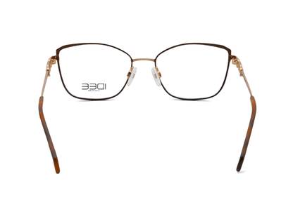 IDEE Rectangle Brown Semi-Rimmed Eyeglasses - Unisex