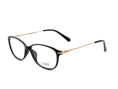 IDEE Rectangle Black Full-Rimmed Eyeglasses - Unisex