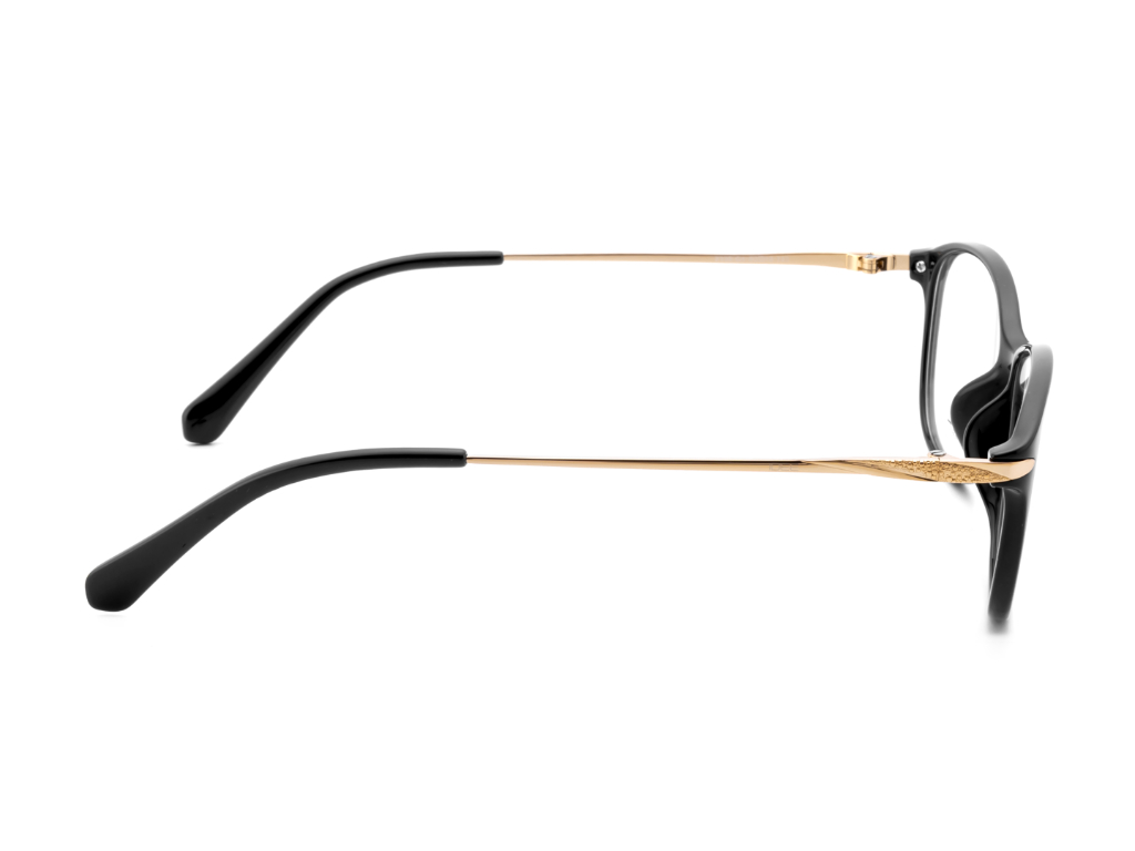 IDEE Rectangle Black Full-Rimmed Eyeglasses - Unisex