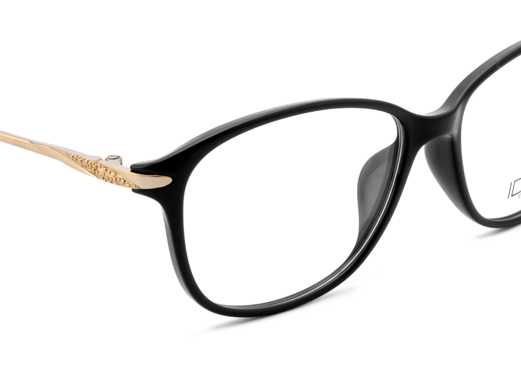 IDEE Rectangle Black Full-Rimmed Eyeglasses - Unisex