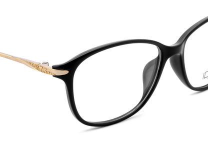 IDEE Rectangle Black Full-Rimmed Eyeglasses - Unisex