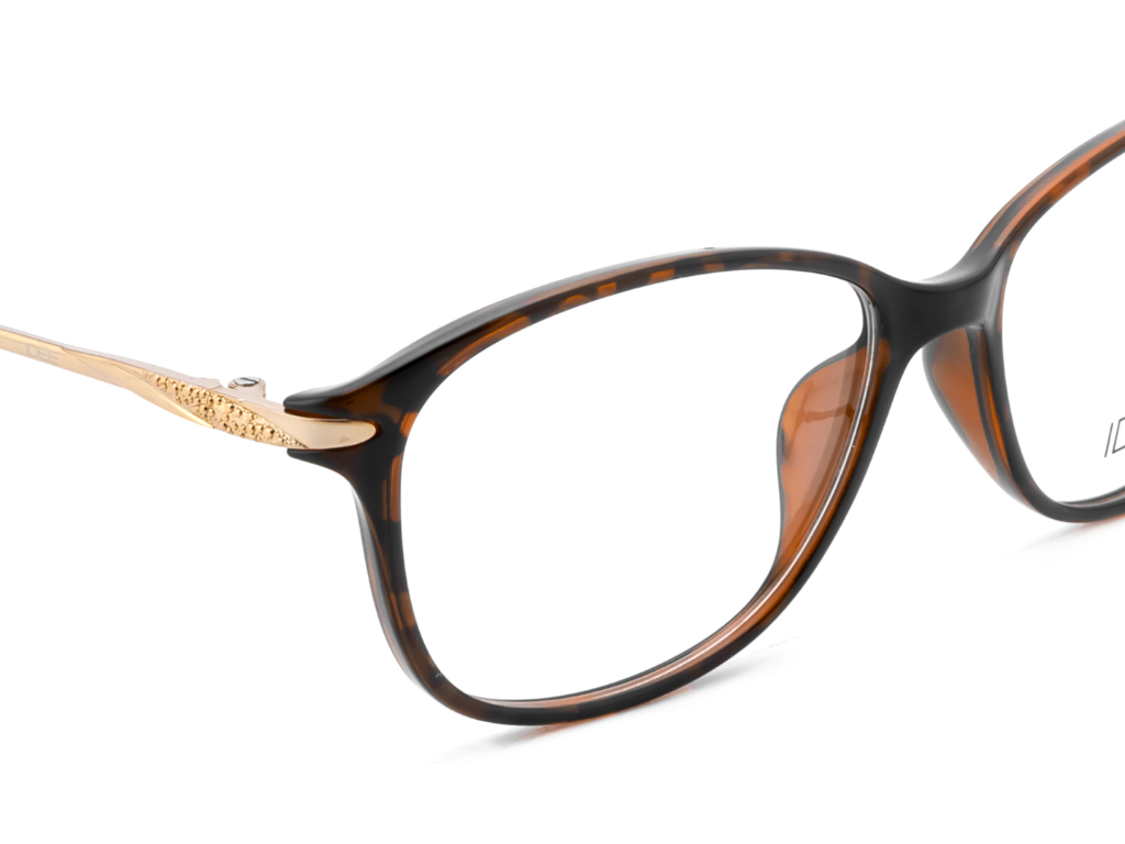 IDEE Rectangle Brown Full-Rimmed Eyeglasses - Unisex