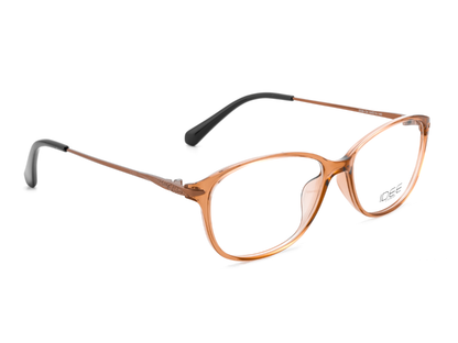 IDEE Rectangle Burgundy Full-Rimmed Eyeglasses - Unisex