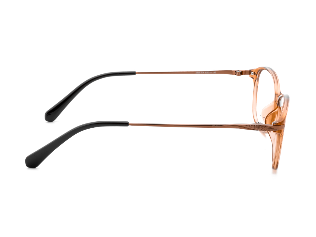 IDEE Rectangle Burgundy Full-Rimmed Eyeglasses - Unisex