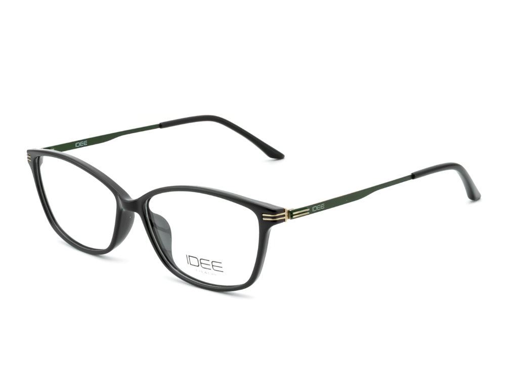 IDEE Rectangle Black Full-Rimmed Eyeglasses - Unisex