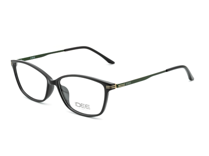 IDEE Rectangle Black Full-Rimmed Eyeglasses - Unisex