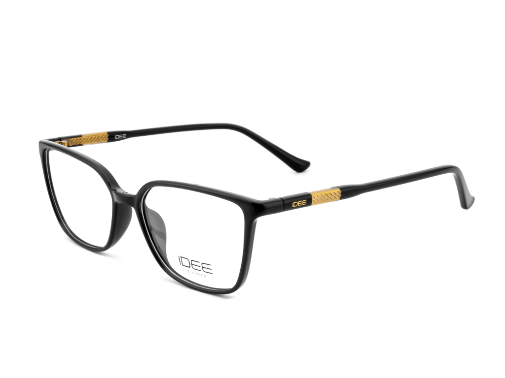IDEE Rectangle Black Full-Rimmed Eyeglasses - Unisex