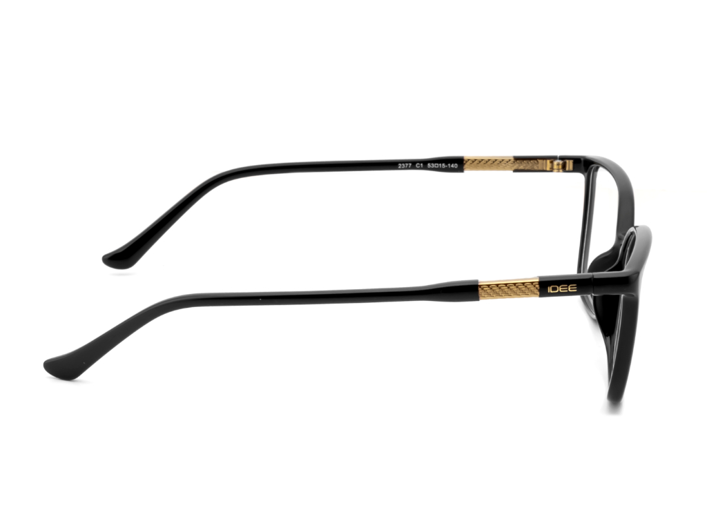 IDEE Rectangle Black Full-Rimmed Eyeglasses - Unisex