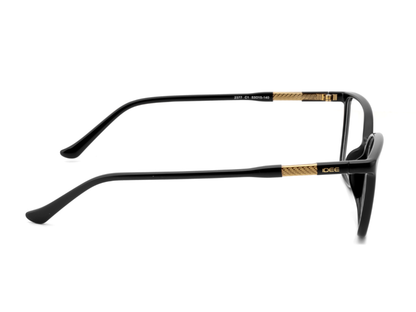 IDEE Rectangle Black Full-Rimmed Eyeglasses - Unisex