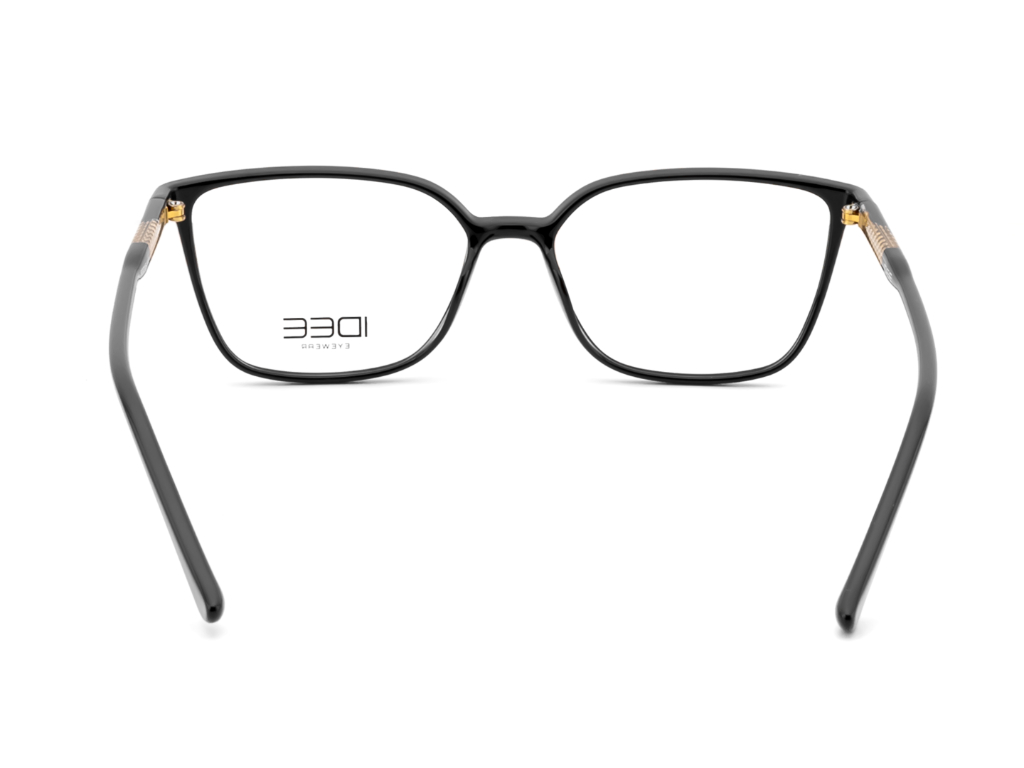IDEE Rectangle Black Full-Rimmed Eyeglasses - Unisex