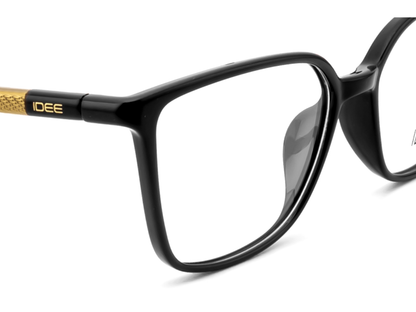 IDEE Rectangle Black Full-Rimmed Eyeglasses - Unisex