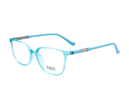 IDEE Rectangle Burgundy Full-Rimmed Eyeglasses - Unisex
