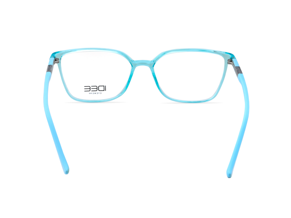 IDEE Rectangle Burgundy Full-Rimmed Eyeglasses - Unisex