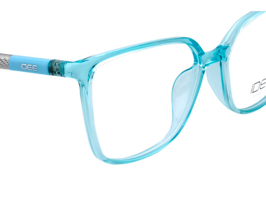 IDEE Rectangle Burgundy Full-Rimmed Eyeglasses - Unisex
