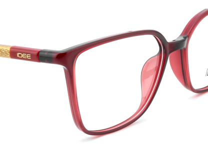 IDEE Rectangle Grey Full-Rimmed Eyeglasses - Unisex