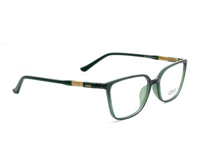 IDEE Rectangle Tortoise Full-Rimmed Eyeglasses - Unisex