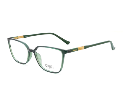 IDEE Rectangle Tortoise Full-Rimmed Eyeglasses - Unisex