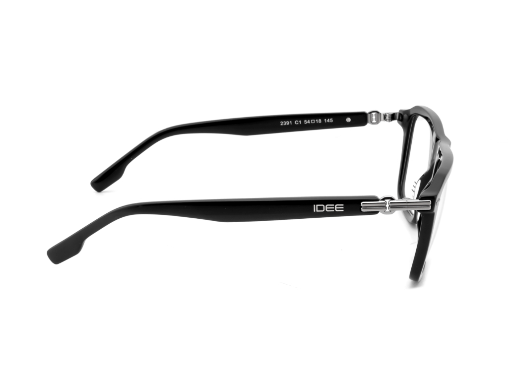 IDEE Rectangle Black Full-Rimmed Eyeglasses - Unisex