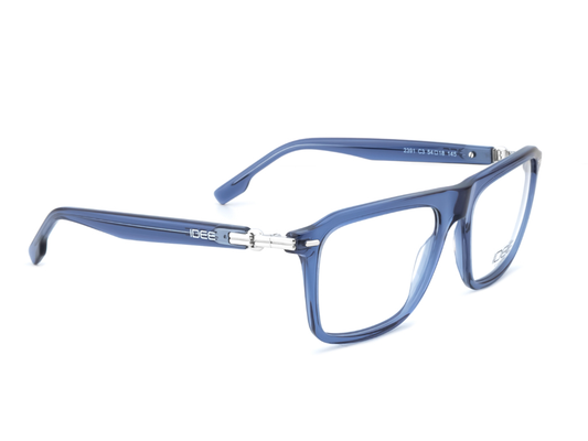 IDEE Rectangle Blue Full-Rimmed Eyeglasses - Unisex