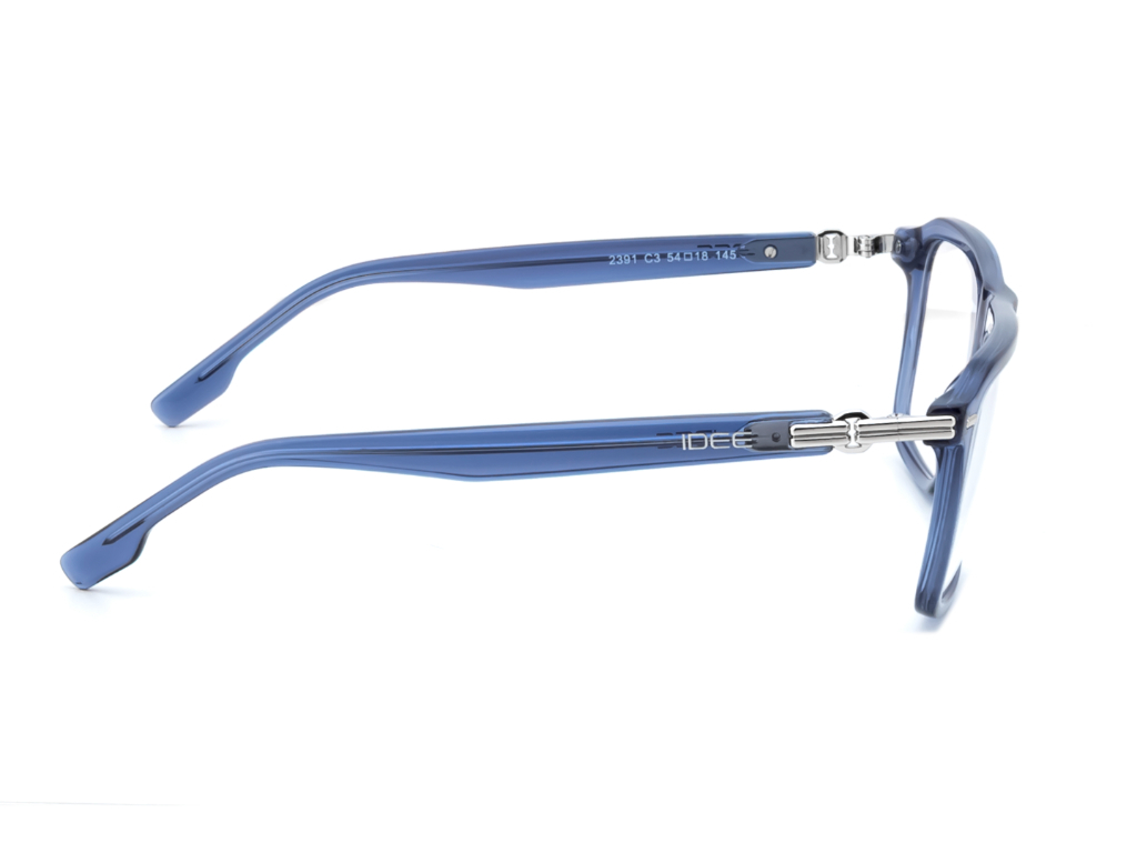 IDEE Rectangle Blue Full-Rimmed Eyeglasses - Unisex