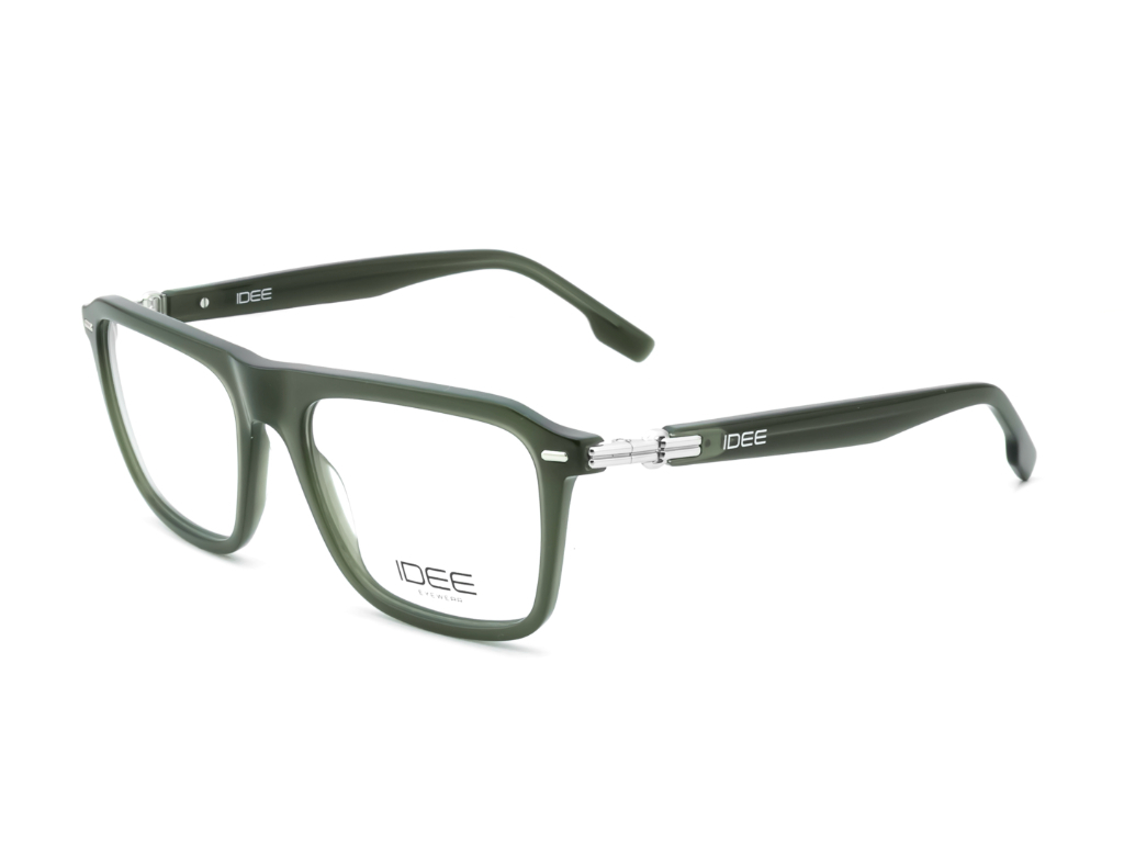 IDEE Rectangle Burgundy Full-Rimmed Eyeglasses - Unisex