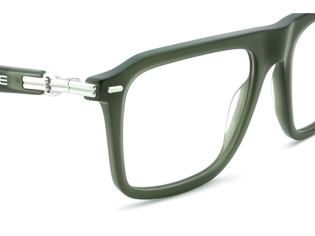 IDEE Rectangle Burgundy Full-Rimmed Eyeglasses - Unisex