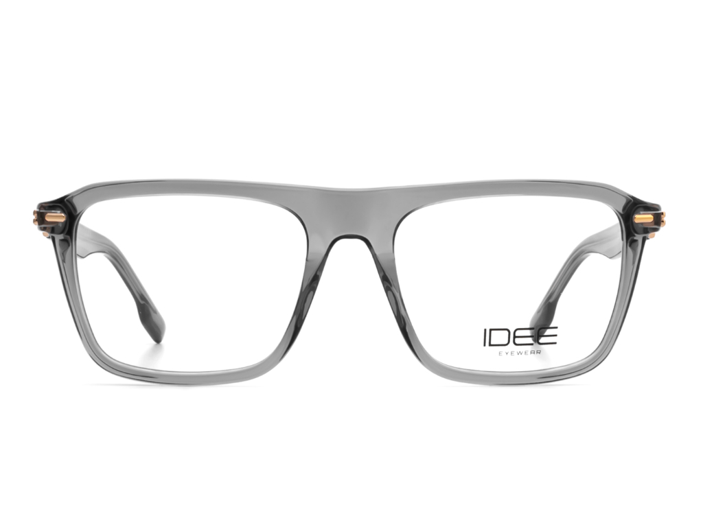 IDEE Rectangle Grey Full-Rimmed Eyeglasses - Unisex