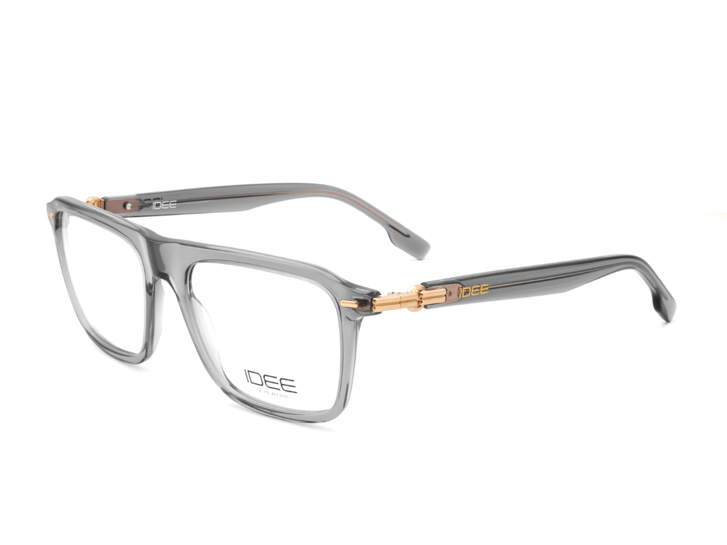 IDEE Rectangle Grey Full-Rimmed Eyeglasses - Unisex