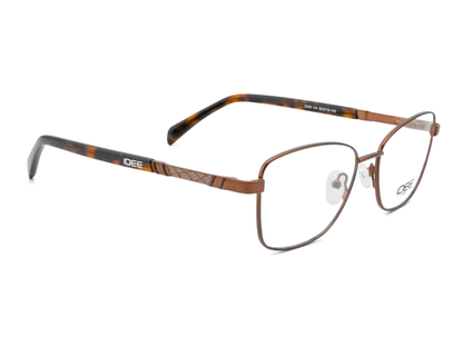 IDEE Rectangle Burgundy Full-Rimmed Eyeglasses - Unisex