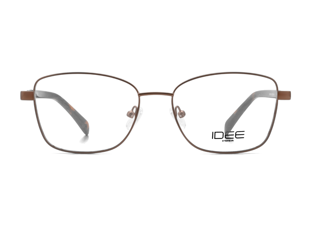 IDEE Rectangle Burgundy Full-Rimmed Eyeglasses - Unisex
