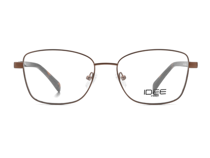 IDEE Rectangle Burgundy Full-Rimmed Eyeglasses - Unisex
