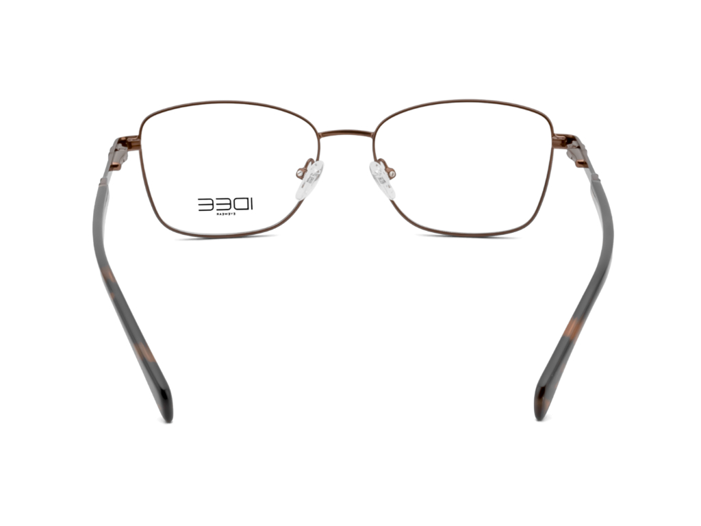 IDEE Rectangle Burgundy Full-Rimmed Eyeglasses - Unisex