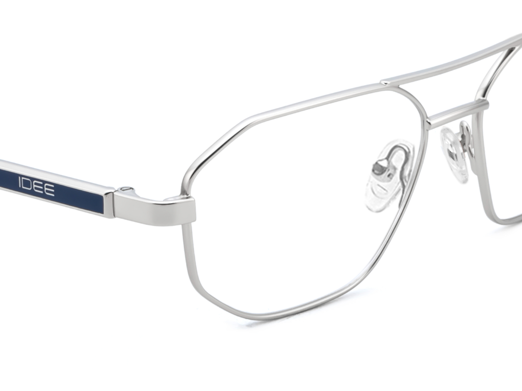 IDEE Rectangle Burgundy Full-Rimmed Eyeglasses - Unisex