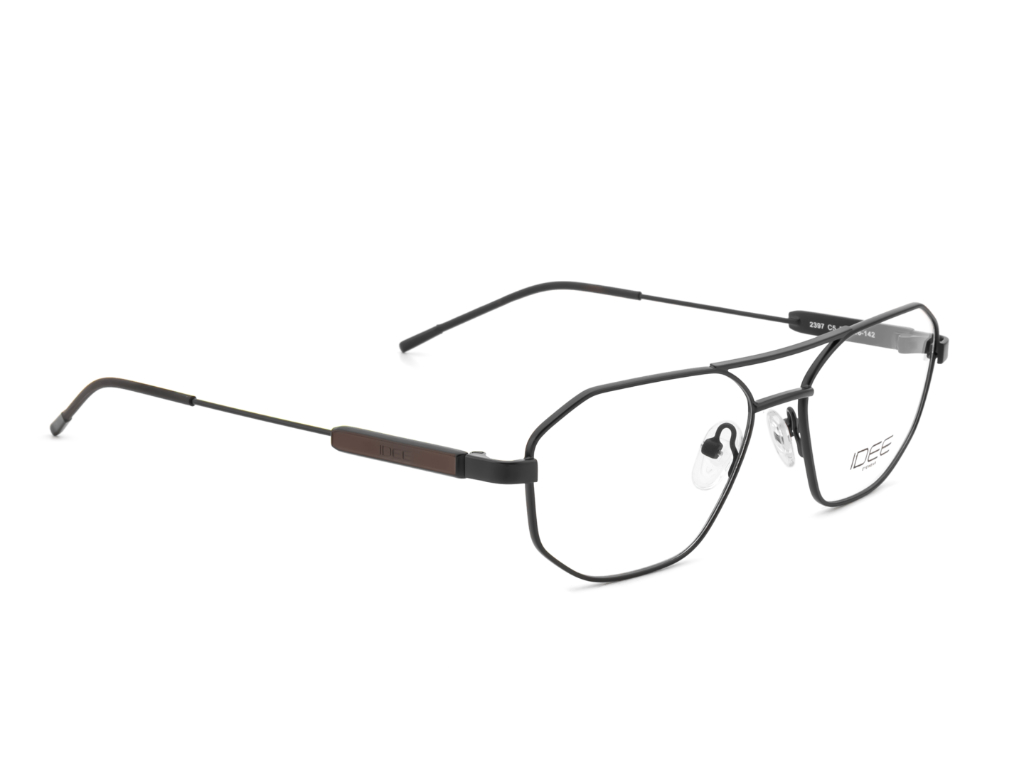 IDEE Rectangle Grey Full-Rimmed Eyeglasses - Unisex