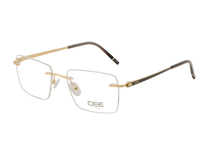 IDEE Rectangle Black Full-Rimmed Eyeglasses - Unisex