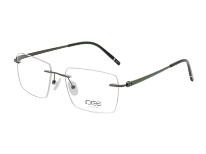 IDEE Rectangle Blue Full-Rimmed Eyeglasses - Unisex