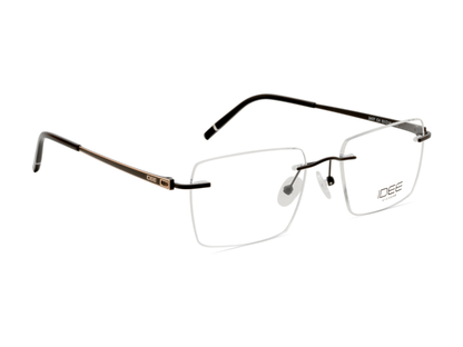 IDEE Rectangle Burgundy Full-Rimmed Eyeglasses - Unisex