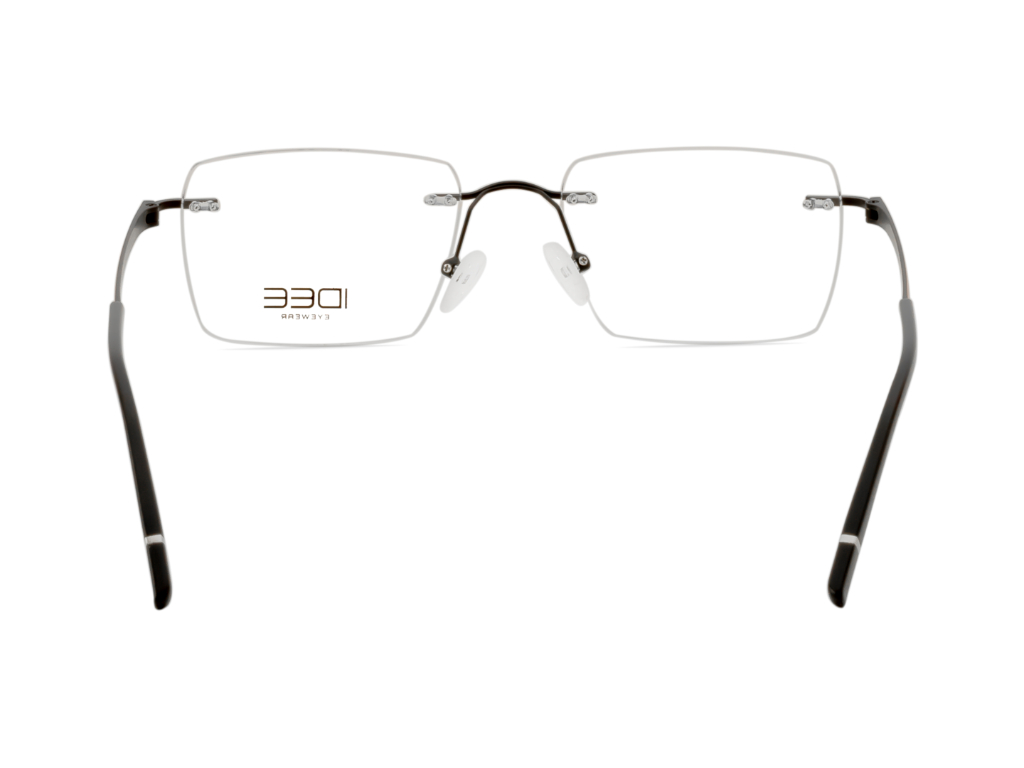 IDEE Rectangle Burgundy Full-Rimmed Eyeglasses - Unisex