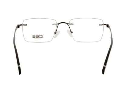IDEE Rectangle Burgundy Full-Rimmed Eyeglasses - Unisex