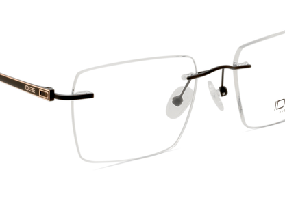 IDEE Rectangle Burgundy Full-Rimmed Eyeglasses - Unisex