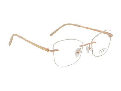 IDEE Rectangle Brown Full-Rimmed Eyeglasses - Unisex