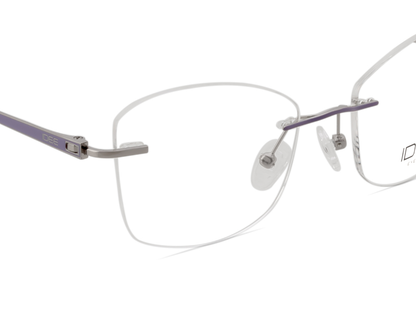 IDEE Rectangle Blue Full-Rimmed Eyeglasses - Unisex