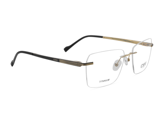 IDEE Rectangle Black Full-Rimmed Eyeglasses - Unisex