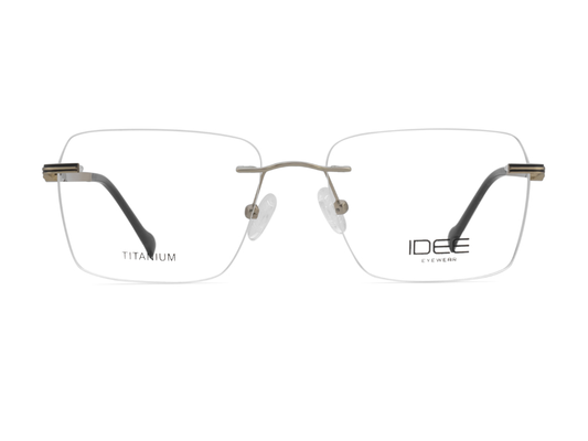 IDEE Rectangle Black Full-Rimmed Eyeglasses - Unisex