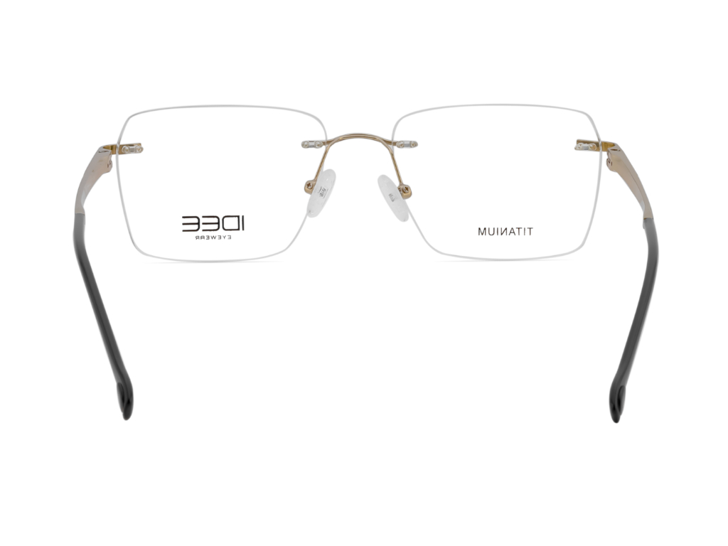 IDEE Rectangle Black Full-Rimmed Eyeglasses - Unisex