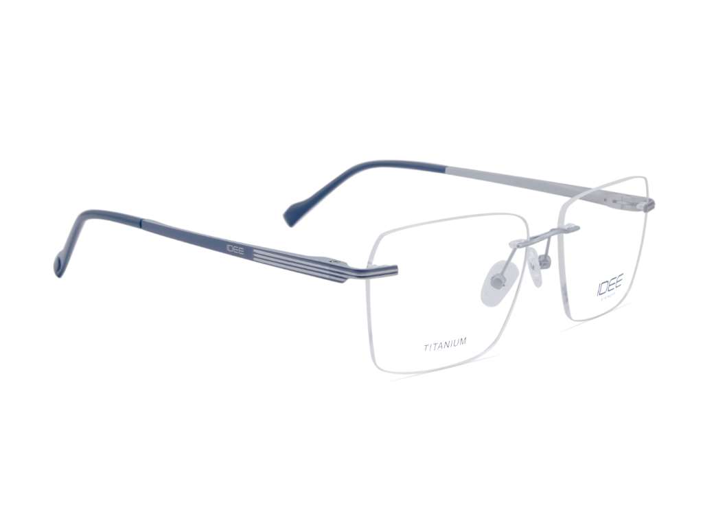 IDEE Rectangle Blue Full-Rimmed Eyeglasses - Unisex