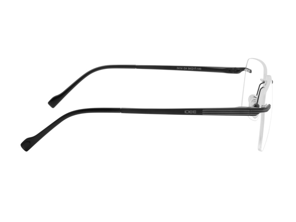 IDEE Rectangle Burgundy Full-Rimmed Eyeglasses - Unisex