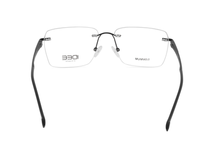 IDEE Rectangle Burgundy Full-Rimmed Eyeglasses - Unisex