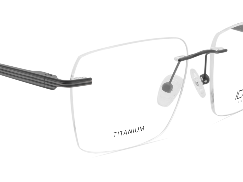 IDEE Rectangle Burgundy Full-Rimmed Eyeglasses - Unisex