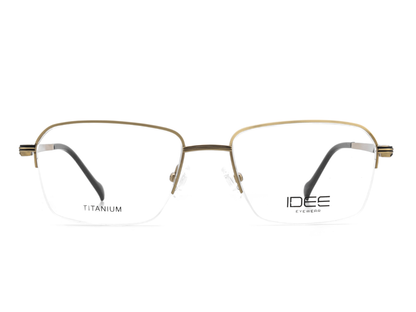 IDEE Rectangle Black Full-Rimmed Eyeglasses - Unisex